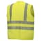 Oberon Hi-Vis FR/ARC-Rated 7.5 oz 88/12 Safety Vest, Snap Closure, Hi-Vis Yellow, L ZFA106-L - alternate 6